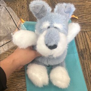 Plush Blue & White dog Stuffed Toy